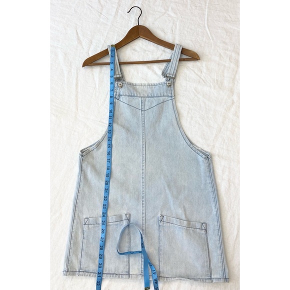 Vintage 90s Denim Jumper Dress - Picture 5 of 9